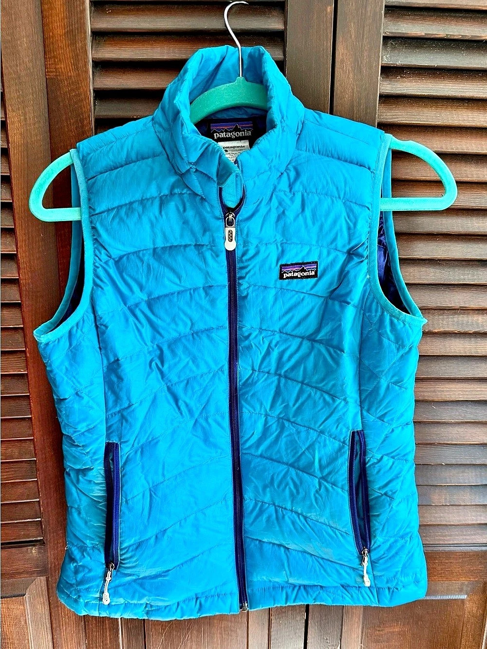 Patagonia Women'Small Down Sweater Vest Blue Small